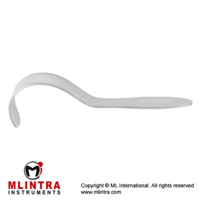 Deaver Retractor Fig. 1 Stainless Steel, 18 cm - 7" Blade Width 19 mm